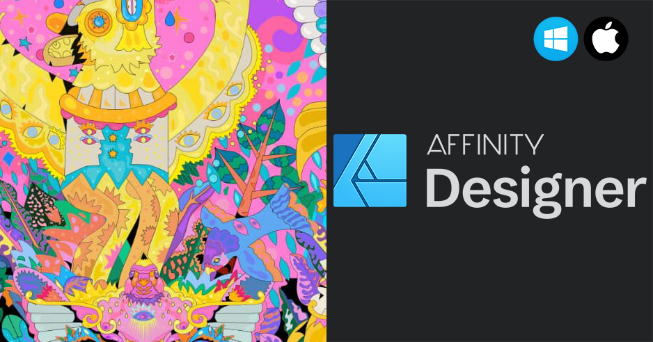 【软件】专业矢量图形设计处理软件 Affinity Designer 1.9.0.932 中文版 支持Win/Mac插图