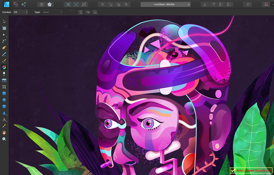 【软件】专业矢量图形设计处理软件 Affinity Designer 1.9.0.932 中文版 支持Win/Mac插图(1)