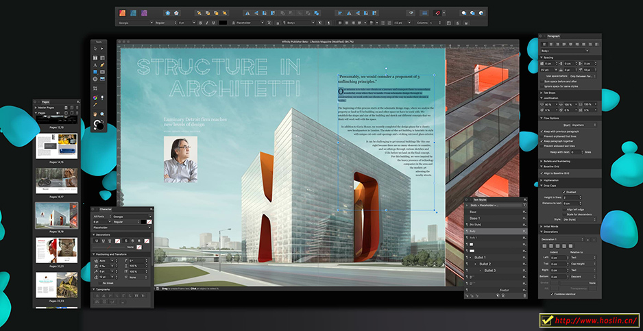 【软件】专业桌面设计排版出版软件 Affinity Publisher 1.9.0.932 中文版 支持Win/Mac插图(2)