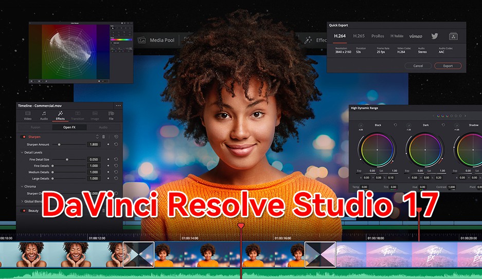 【软件】达芬奇调色软件专业版 DaVinci Resolve Studio 17.4.5 Win/Mac中文版插图