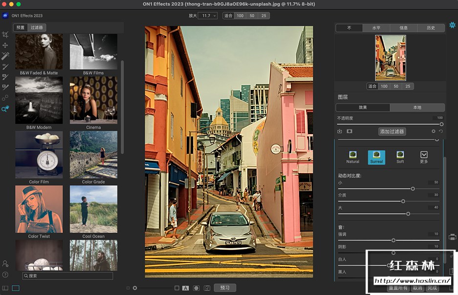 【软件/PS插件】功能强大的照片滤镜调色特效软件 ON1 Effects 2023（17.0.1.12976）Win/Mac中文版插图(4)